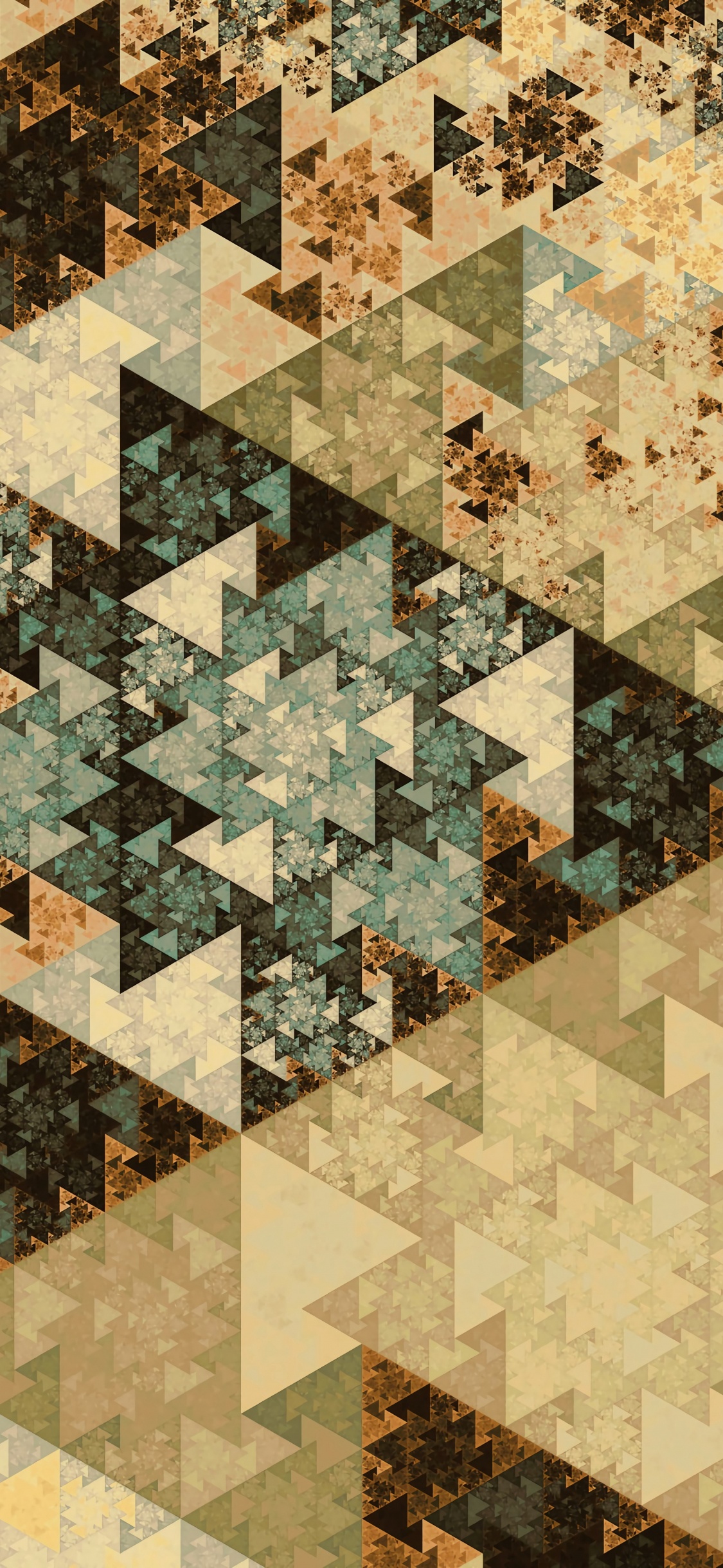 Baldosas de Cerámica Marrón y Blanca. Wallpaper in 1125x2436 Resolution