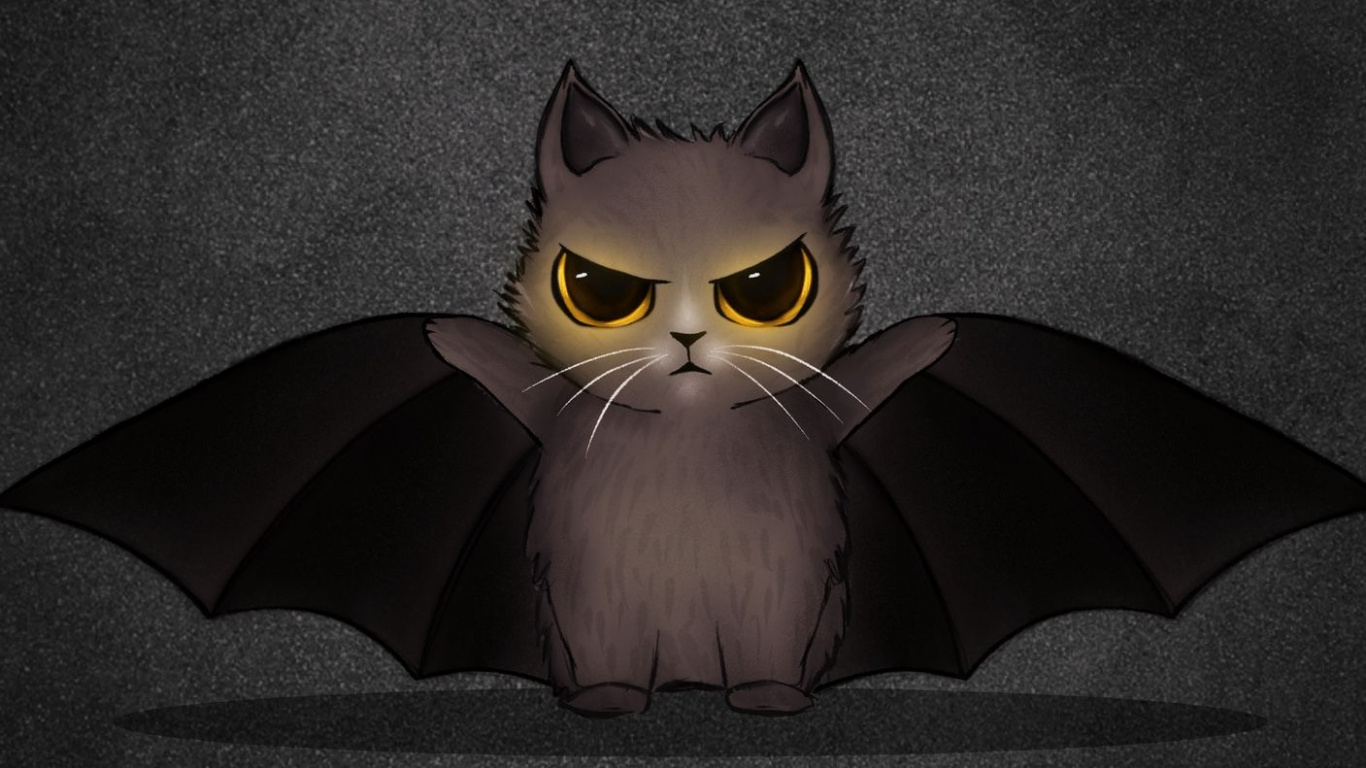 Biologie, Kopf, Fledermaus, Auge, Eule. Wallpaper in 1366x768 Resolution