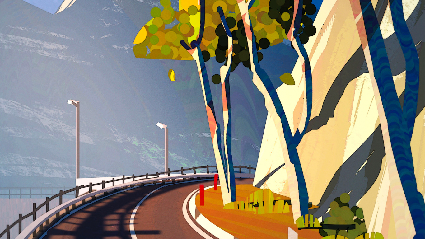 性质, Azure, 自然景观, 路灯, 沥青 壁纸 1366x768 允许