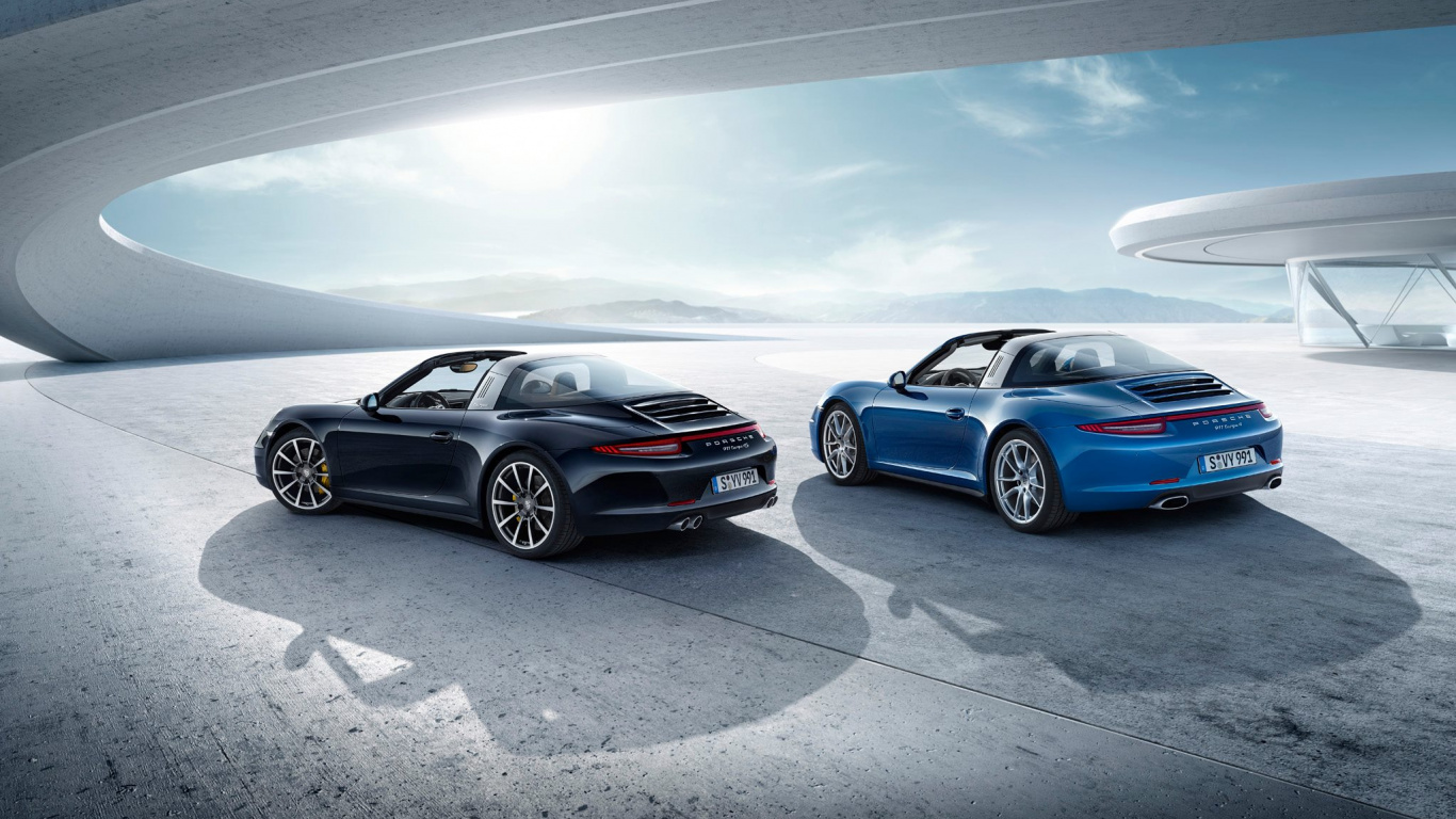 保时捷, 保时捷Targa, 保时捷911Targa, Targa顶, 家庭用车 壁纸 1366x768 允许