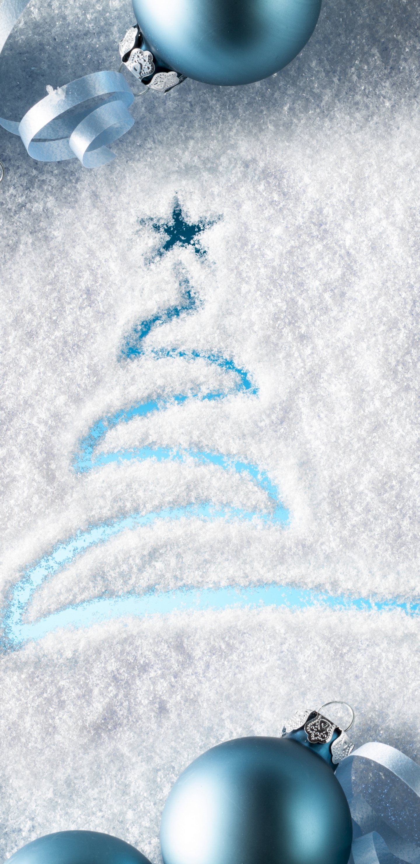 Nochevieja, Navidad, Ceja, Blanco, Azure. Wallpaper in 1440x2960 Resolution