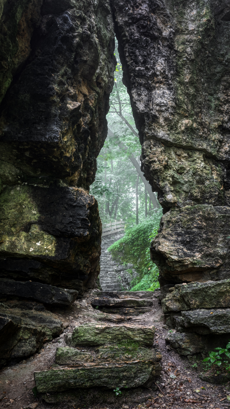 Formation, Water, Rock, Nature, Geology. Wallpaper in 750x1334 Resolution
