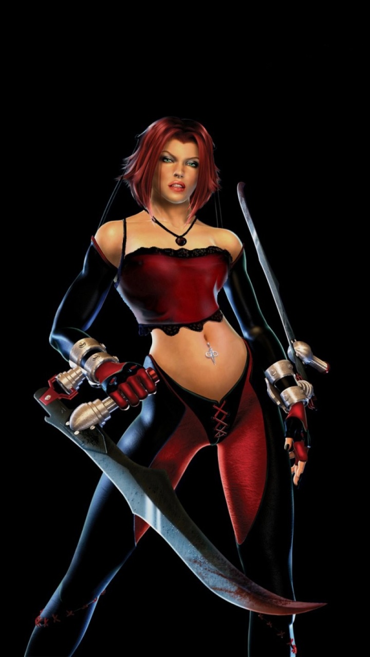 BloodRayne, BloodRayne 2, Fetish Model, Superhero, Costume. Wallpaper in 720x1280 Resolution