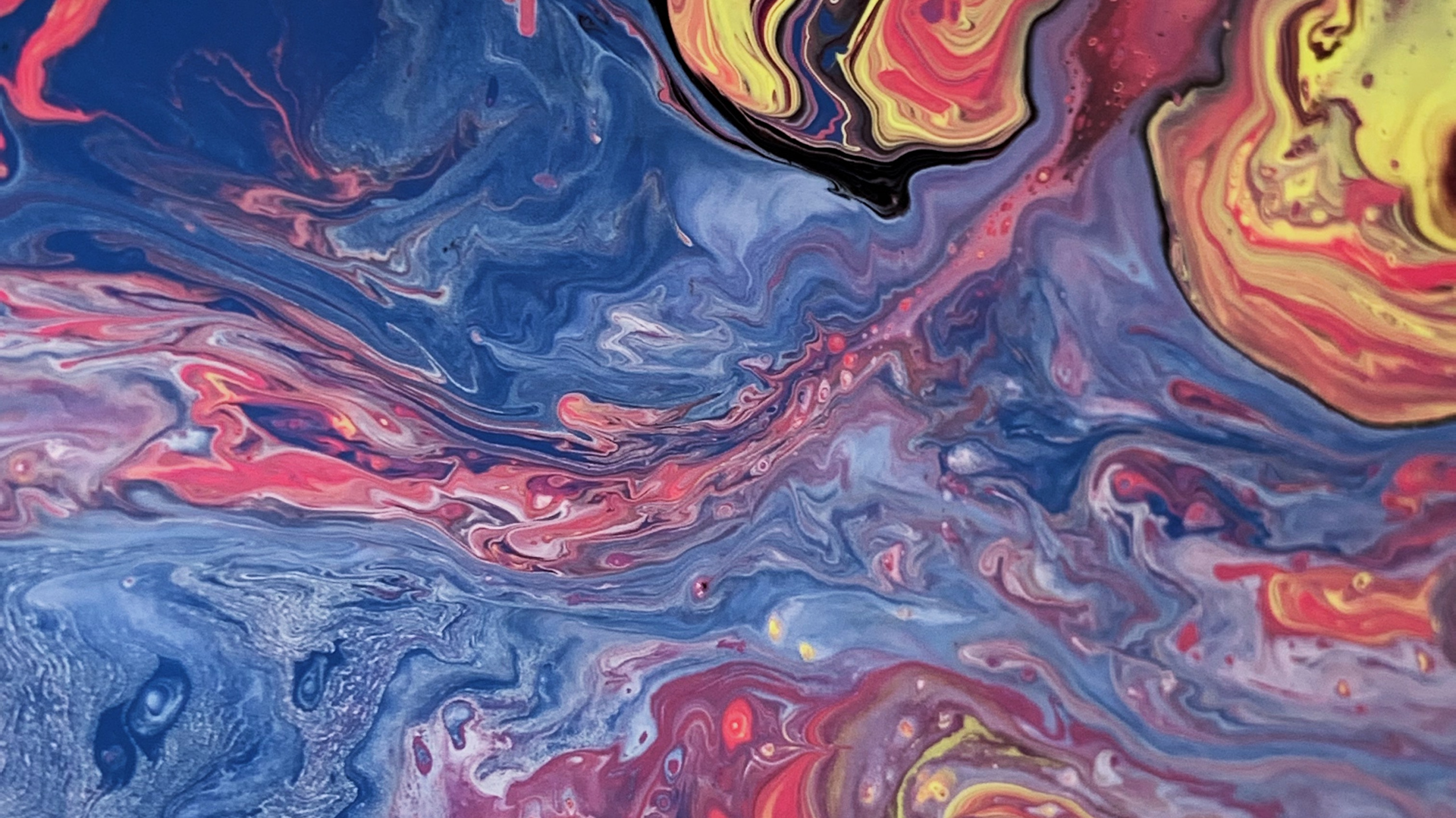 Acuarela, Pintura Acrílica, el Arte Abstracto, Artes Visuales, Arte. Wallpaper in 2560x1440 Resolution