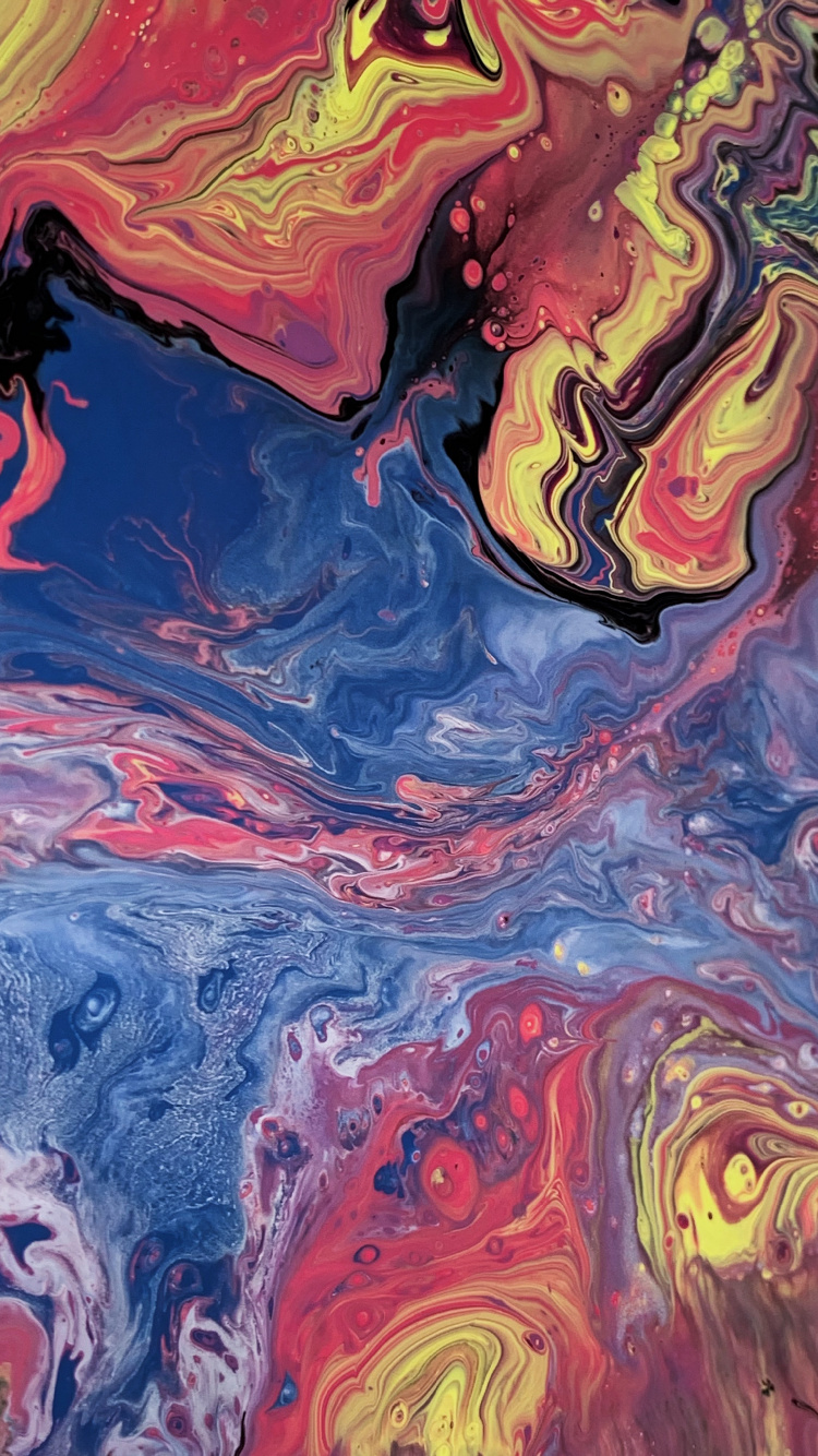 Acuarela, Pintura Acrílica, el Arte Abstracto, Artes Visuales, Arte. Wallpaper in 750x1334 Resolution