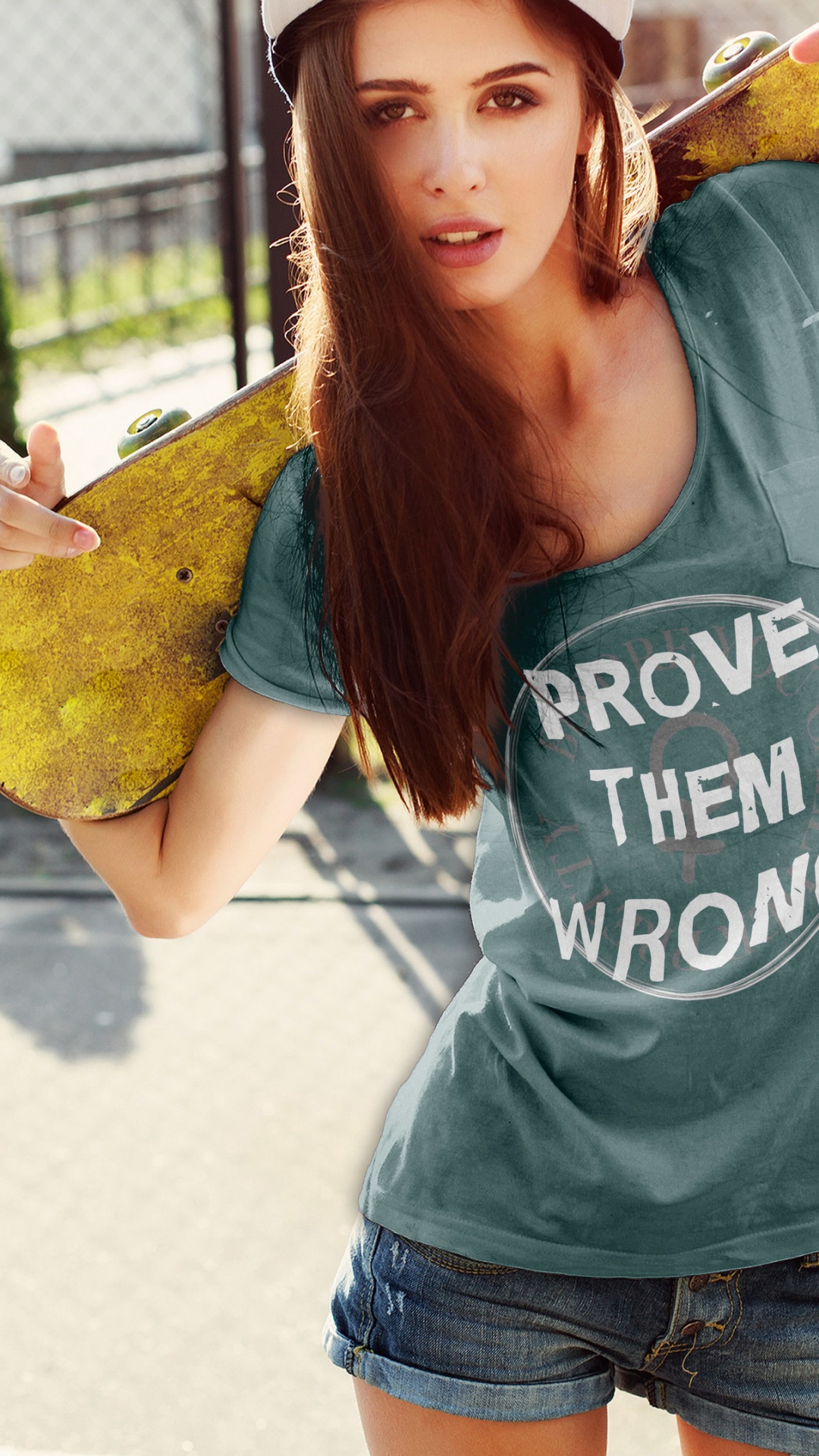 Jeans, T-shirt, Skateboard, Espadrille, Jean Court. Wallpaper in 1080x1920 Resolution