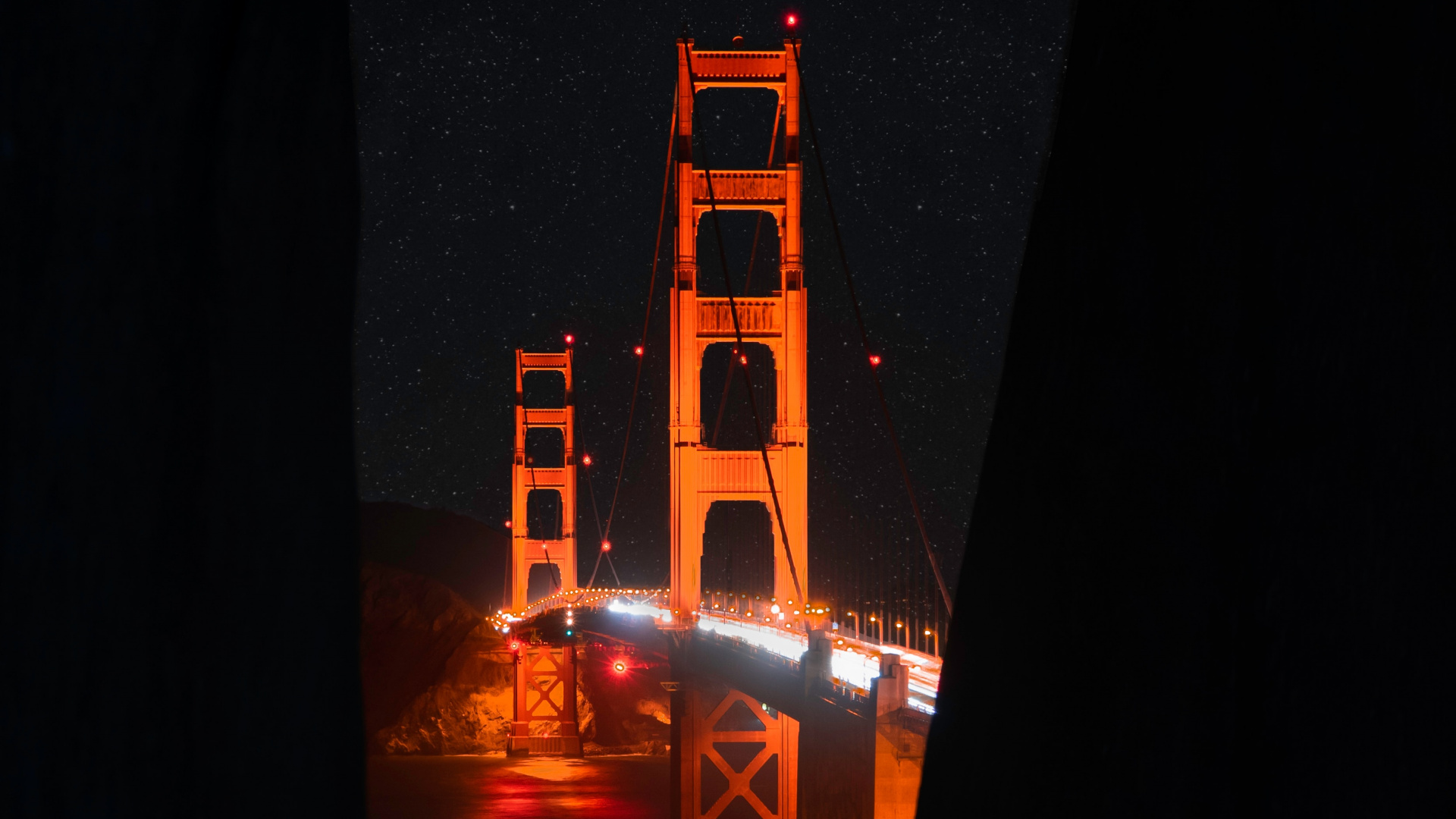 Pont du Golden Gate Pendant la Nuit. Wallpaper in 1920x1080 Resolution