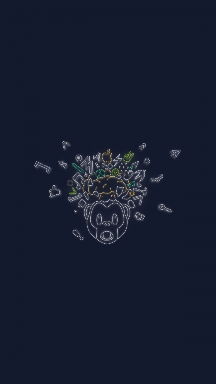 Apple, IPhone, WWDC 2019, Apples, Graphic Design. Wallpaper in 720x1280 Resolution