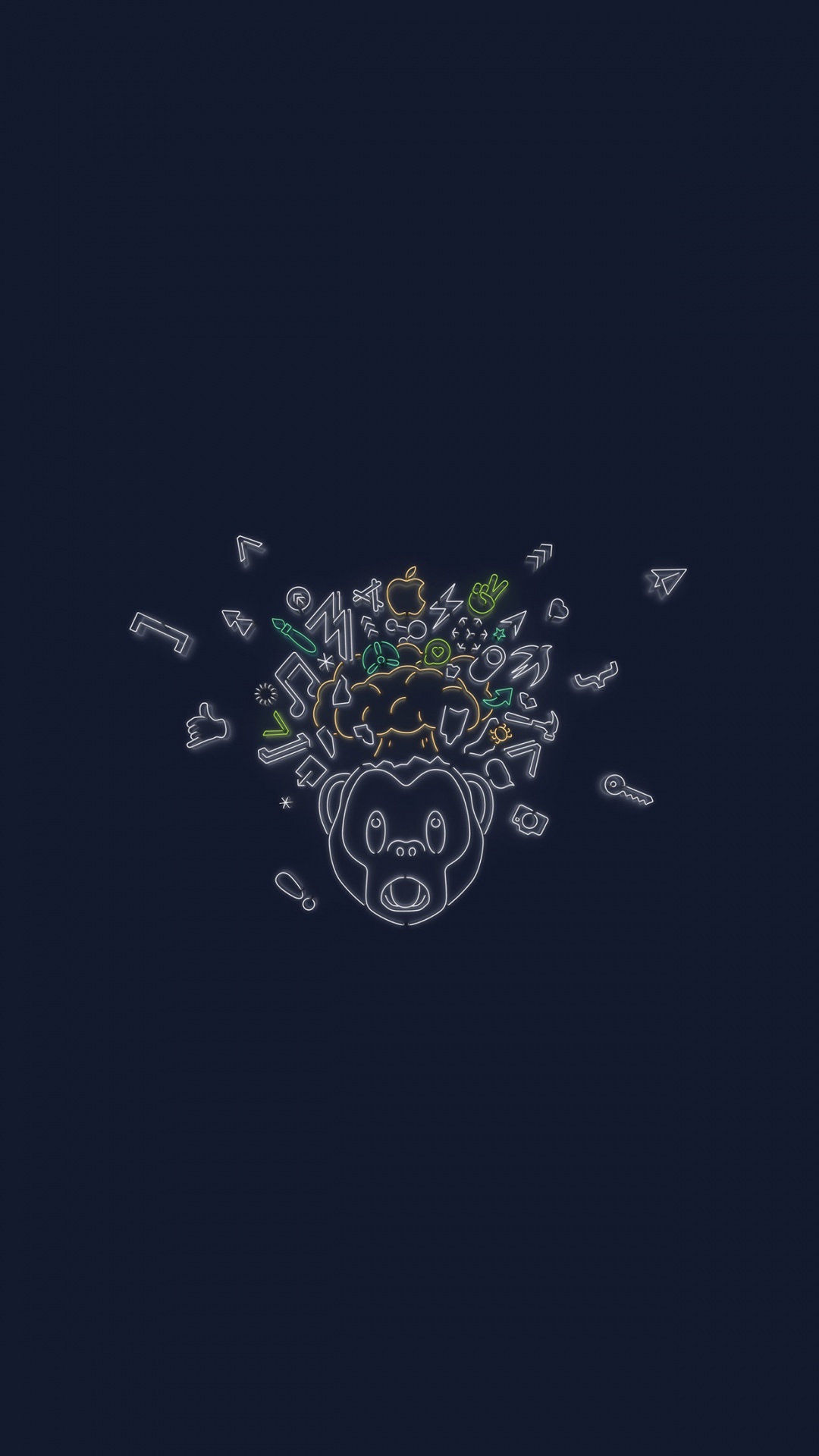 IPhone, WWDC 2019, Apple, Graphisme, Logo. Wallpaper in 1080x1920 Resolution