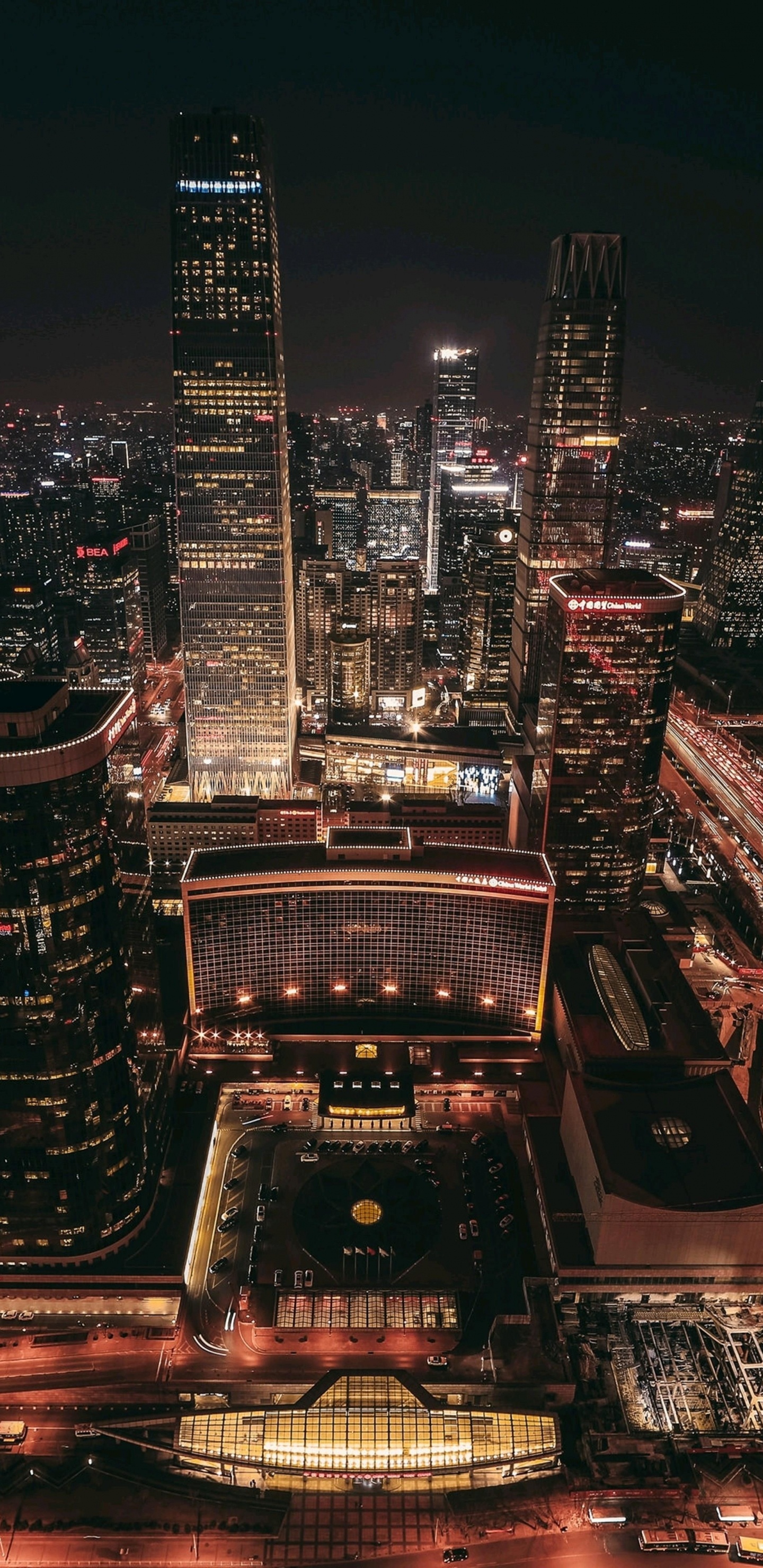 Pont Pango, la Chine, Spotify, YouTube, Gratte-ciel. Wallpaper in 1440x2960 Resolution