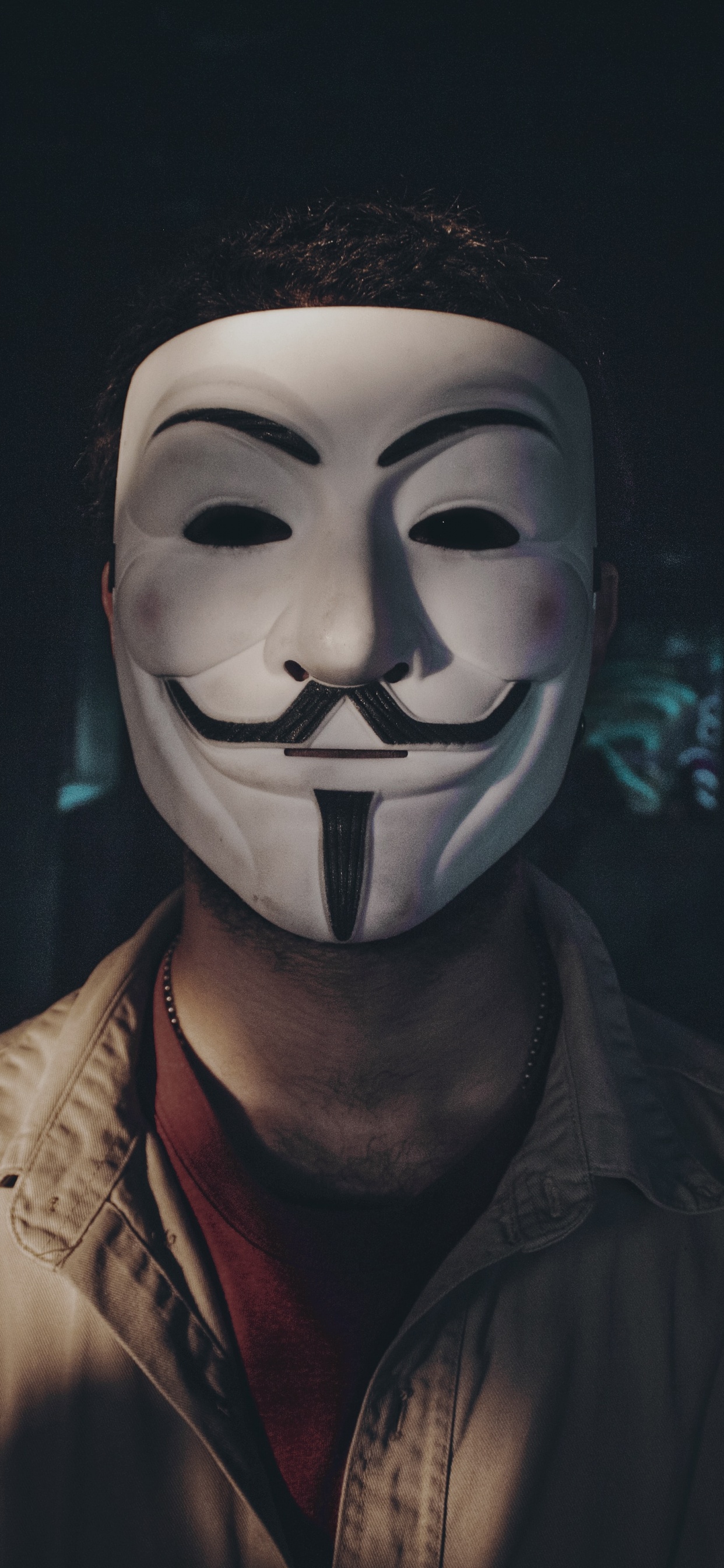 1242x2688 Guy Fawkes Mask Wallpapers for IPhone XS Max