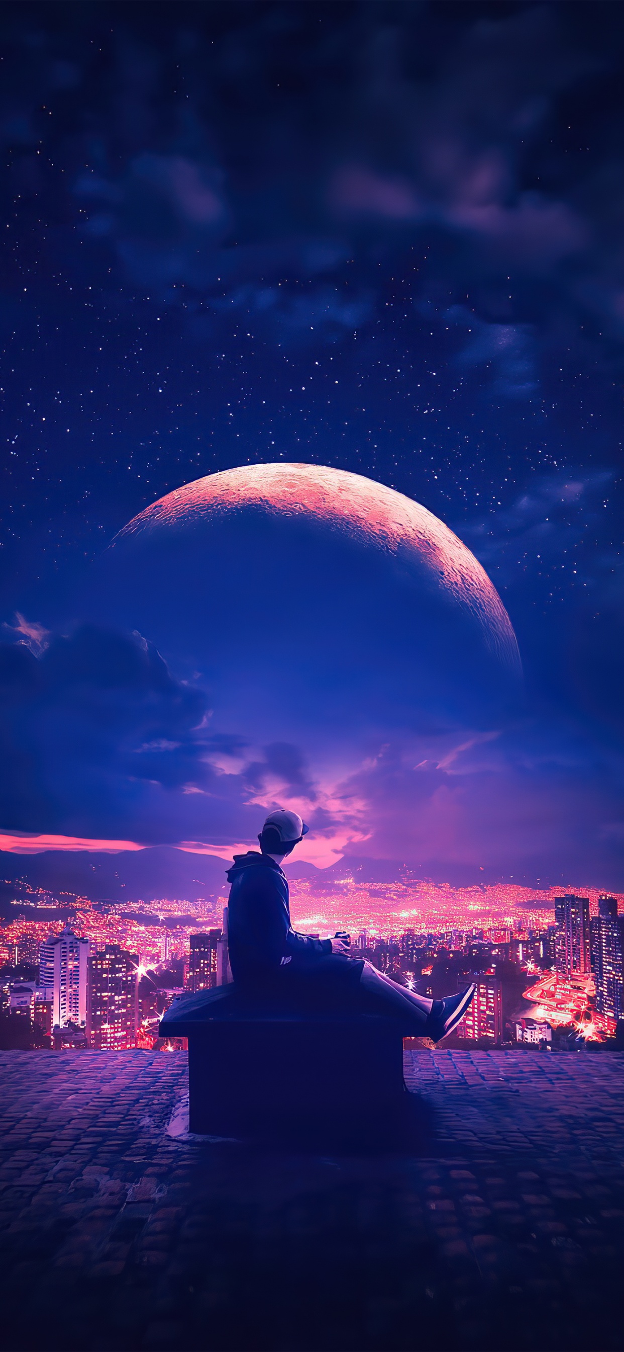 幻想, 气氛, 光, 性质, 紫色的 壁纸 1242x2688 允许