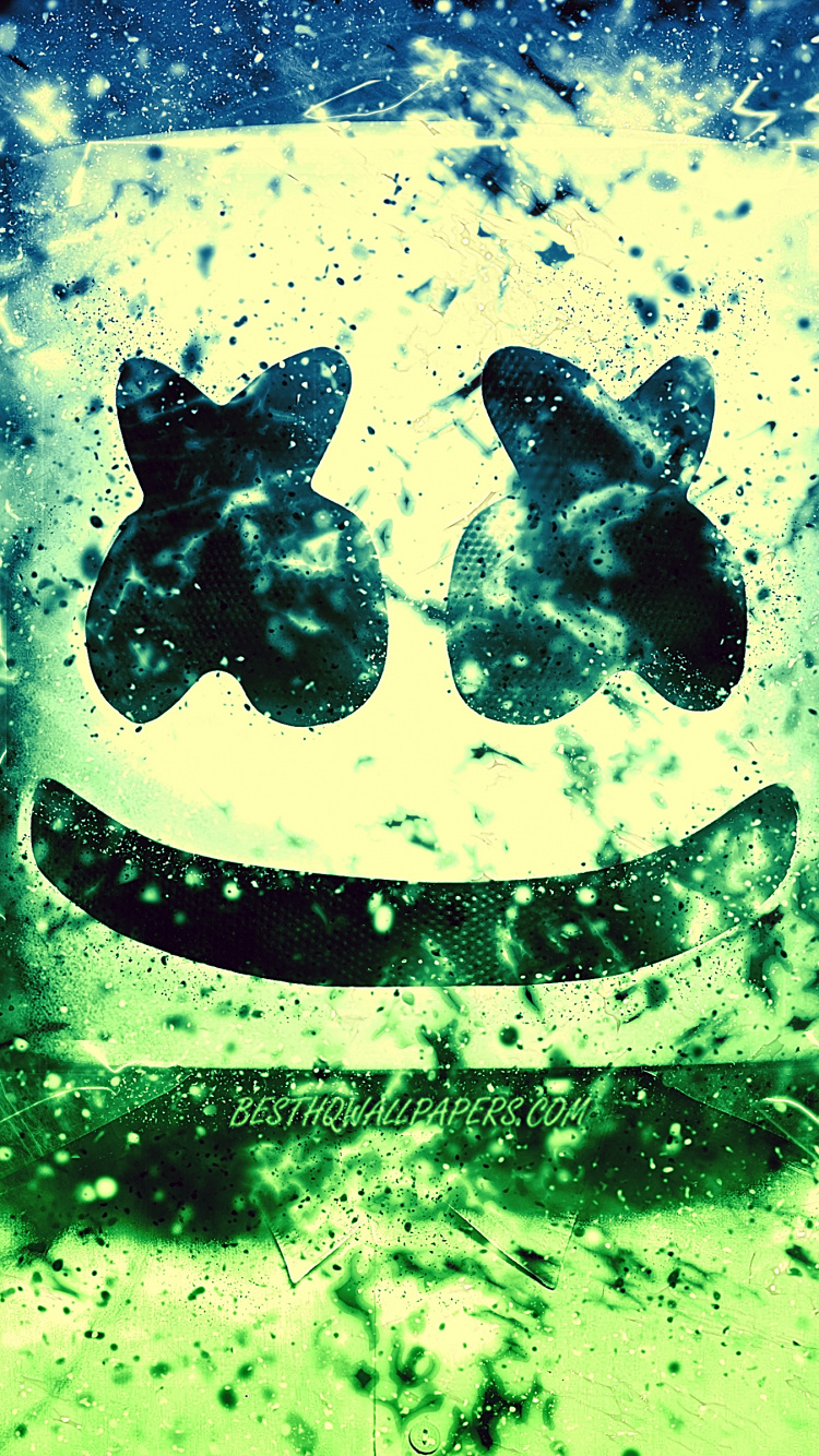 绿色的, 图形设计, 放下, 液体, 虚构的人物 壁纸 750x1334 允许