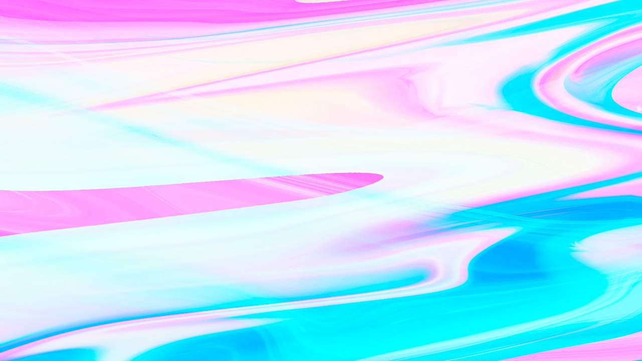 Pink Blue and Green Abstract Painting. Wallpaper in 1280x720 Resolution