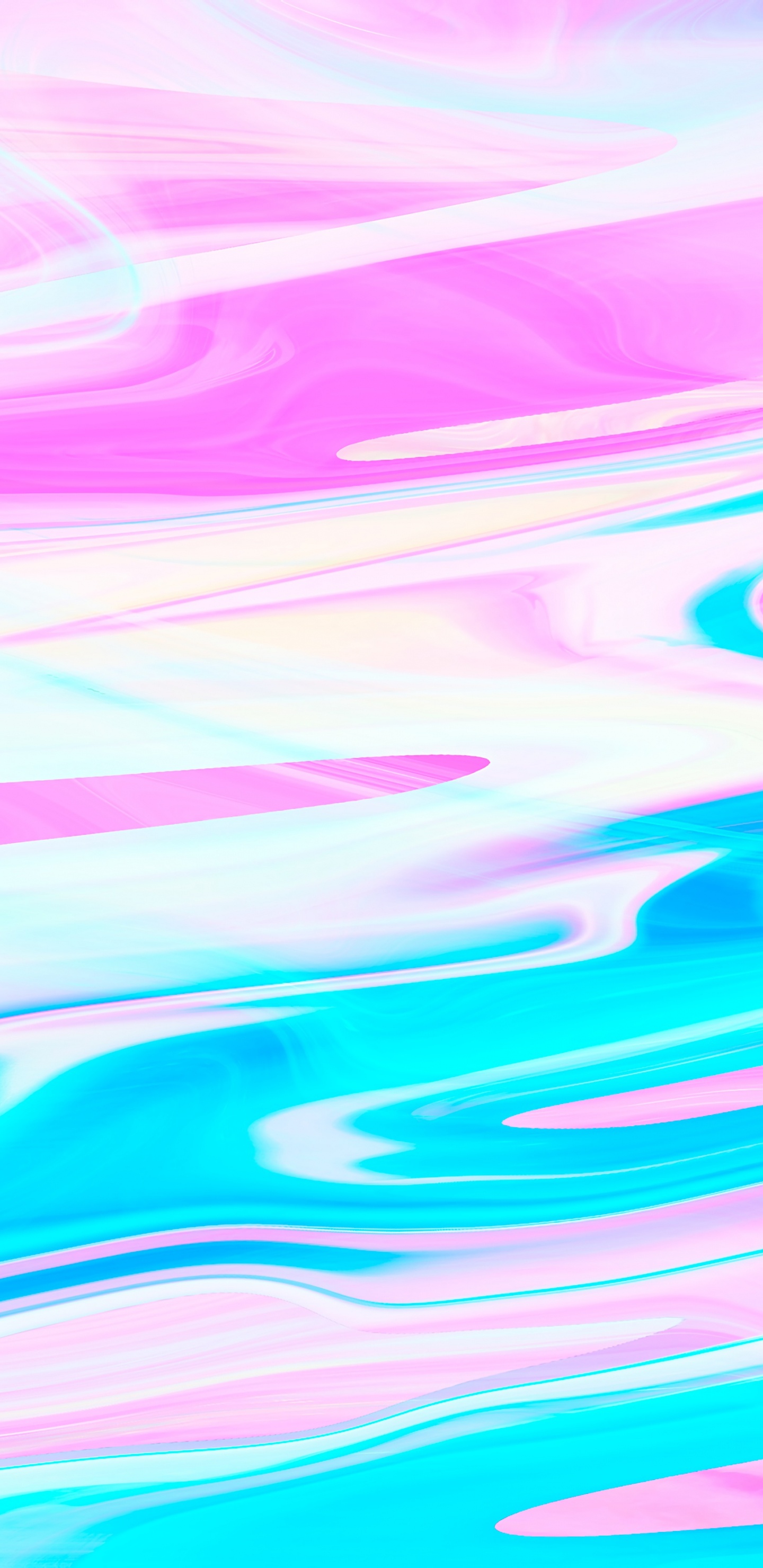 Pink Blue and Green Abstract Painting. Wallpaper in 1440x2960 Resolution