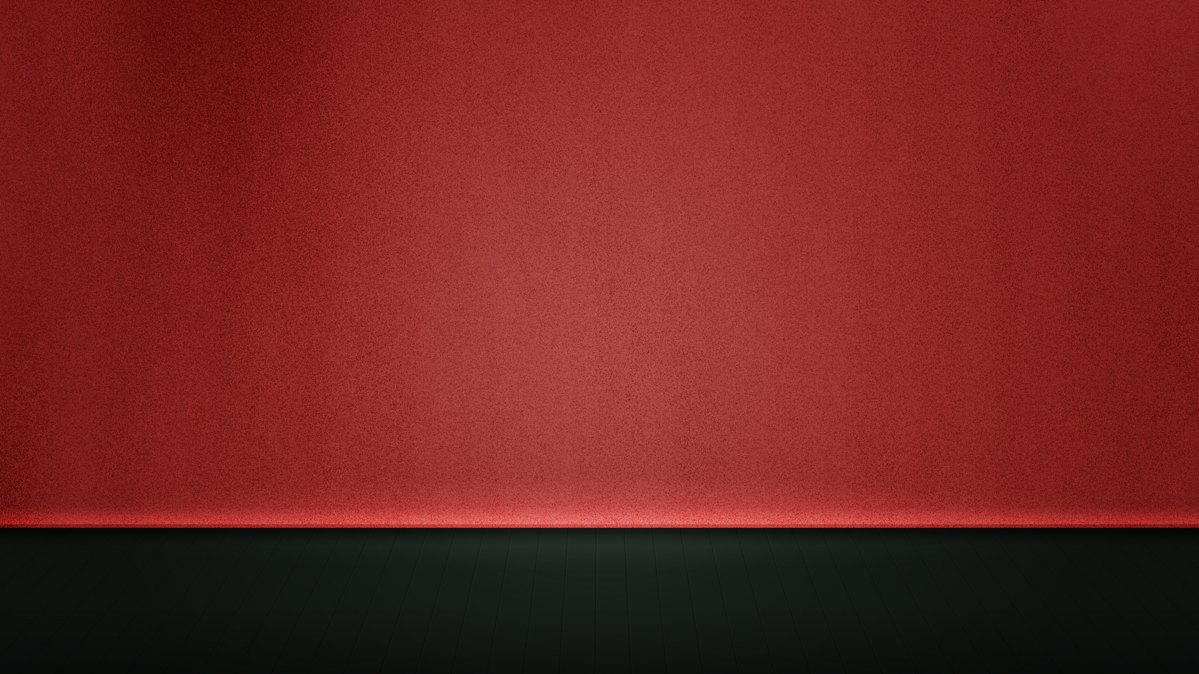 Schwarzer Flachbildfernseher Mit Rotem Bildschirm Eingeschaltet. Wallpaper in 3840x2160 Resolution