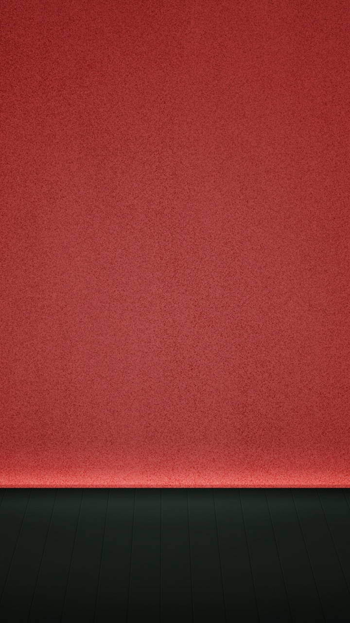 Schwarzer Flachbildfernseher Mit Rotem Bildschirm Eingeschaltet. Wallpaper in 720x1280 Resolution