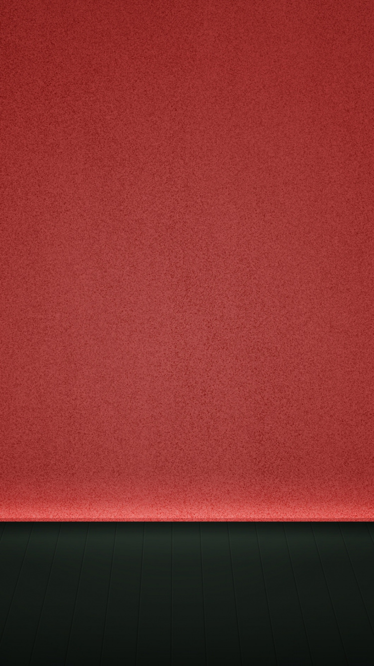 Black Flat Screen tv Turned on Displaying Red Screen. Wallpaper in 750x1334 Resolution