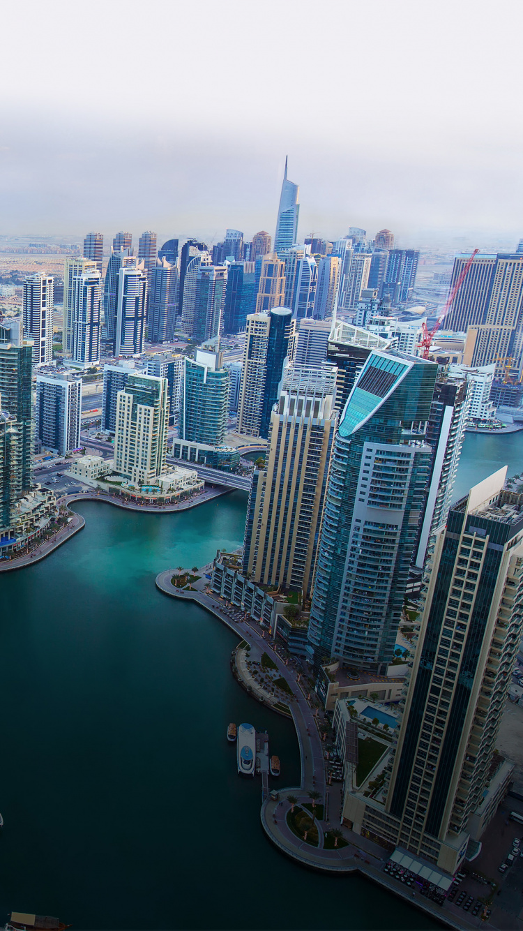 Aerial View of City Buildings During Daytime. Wallpaper in 750x1334 Resolution