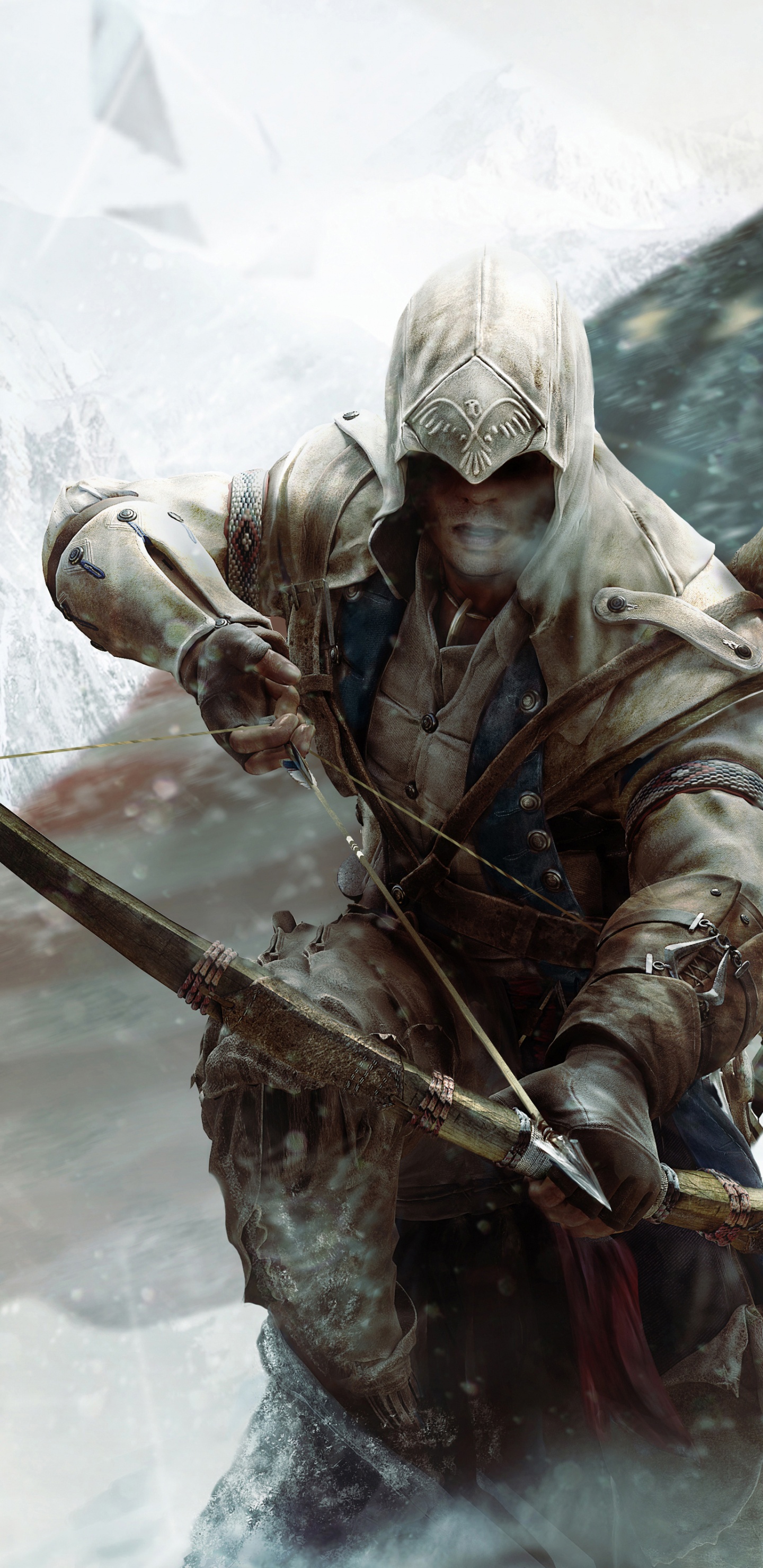 Assassins Creed III, Connor Kenway, Haytham Kenway, Asesino, Viking. Wallpaper in 1440x2960 Resolution
