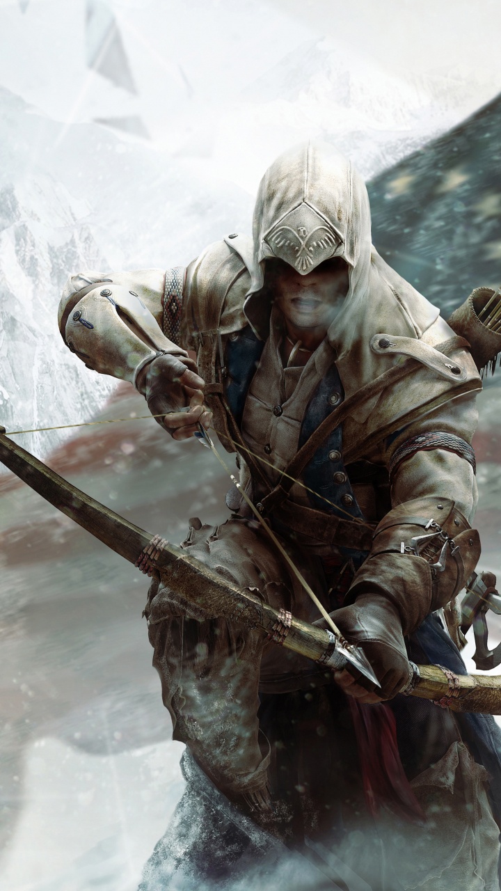 Assassins Creed III, Connor Kenway, Haytham Kenway, Assassinen, Viking. Wallpaper in 720x1280 Resolution