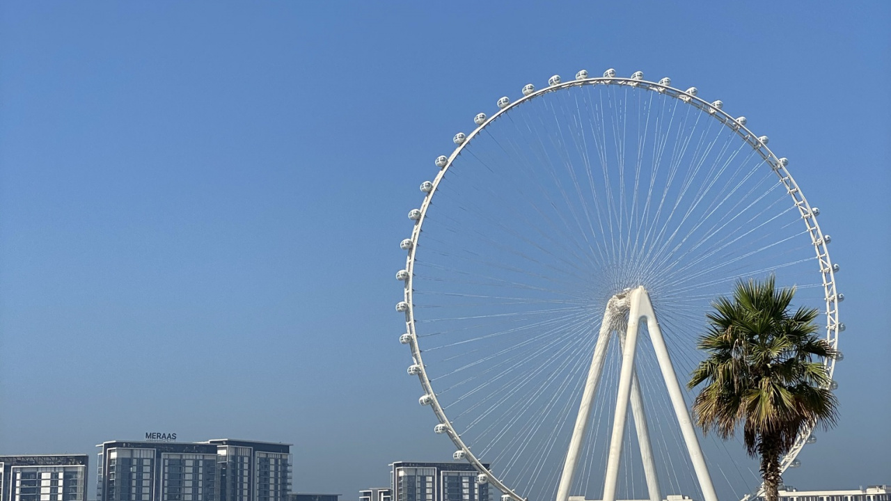Ferris Wheel, Body of Water, Nature, Tower Block, Architecture. Wallpaper in 1280x720 Resolution