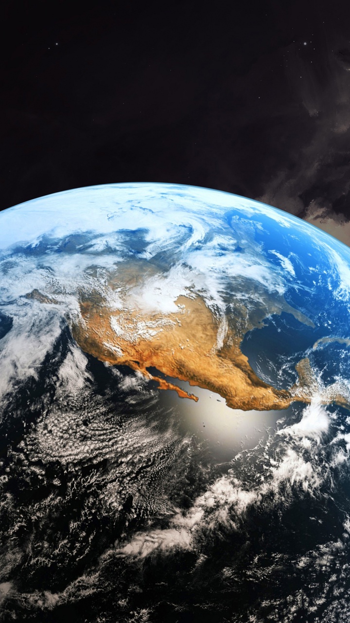 Tierra, Planeta, Ambiente, Luz, Objeto Astronómico. Wallpaper in 720x1280 Resolution