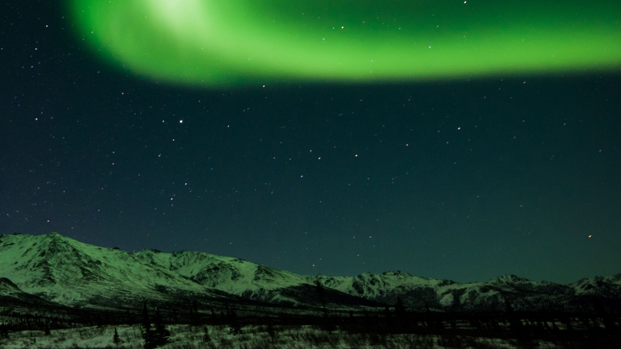 Minuit, Ciel de Nuit, Lumière, Nature, Aurora. Wallpaper in 1280x720 Resolution