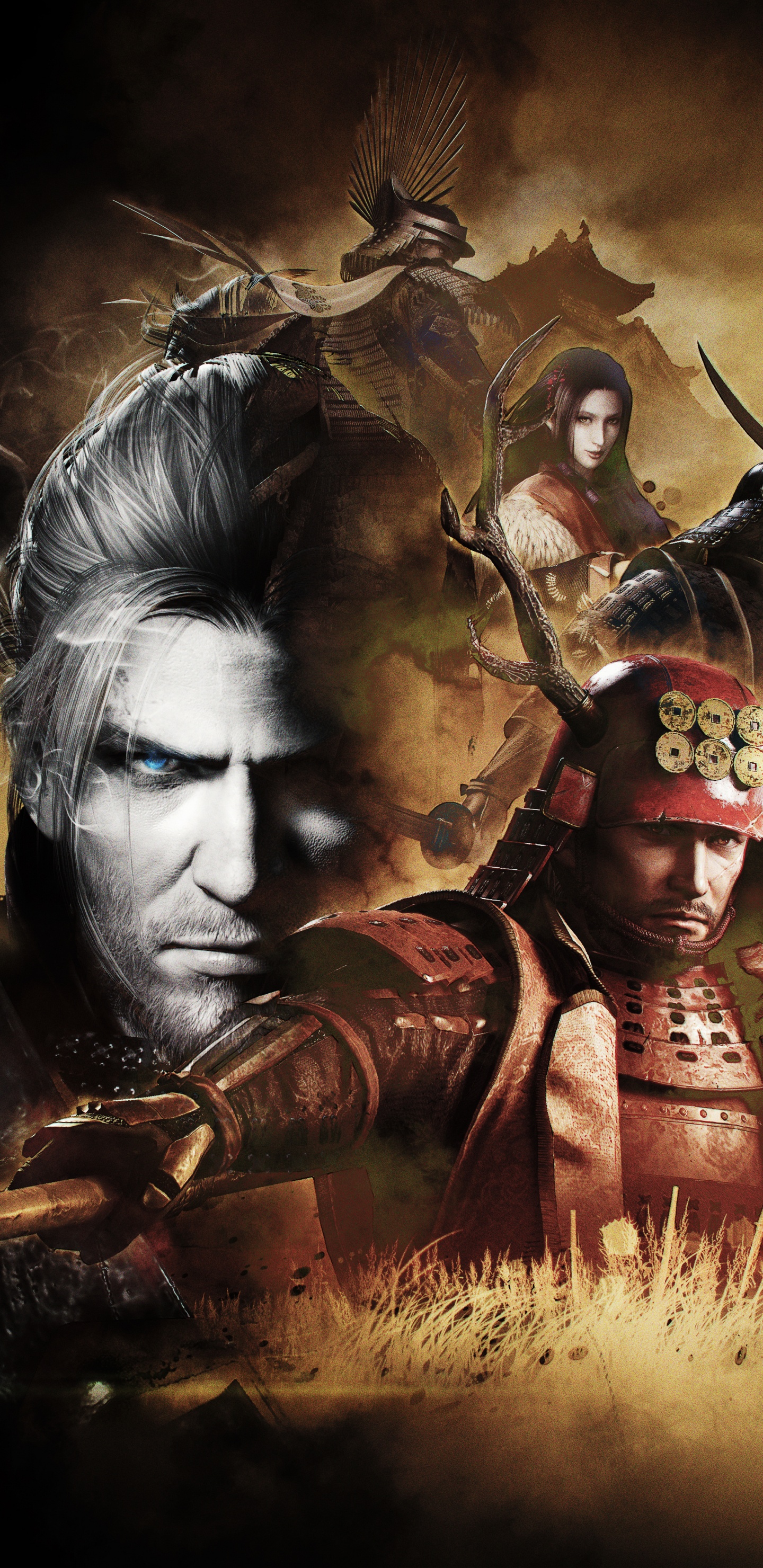 la Team Ninja, Koei Tecmo, Obscurité, Illustration, L'homme. Wallpaper in 1440x2960 Resolution