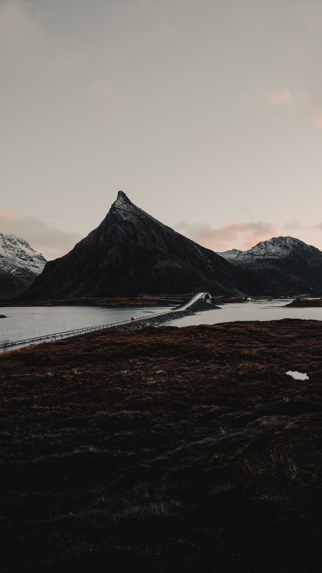 Himmel, Sonnenuntergang, Gletscher-landform, Fjord, Smartphone. Wallpaper in 1080x1920 Resolution