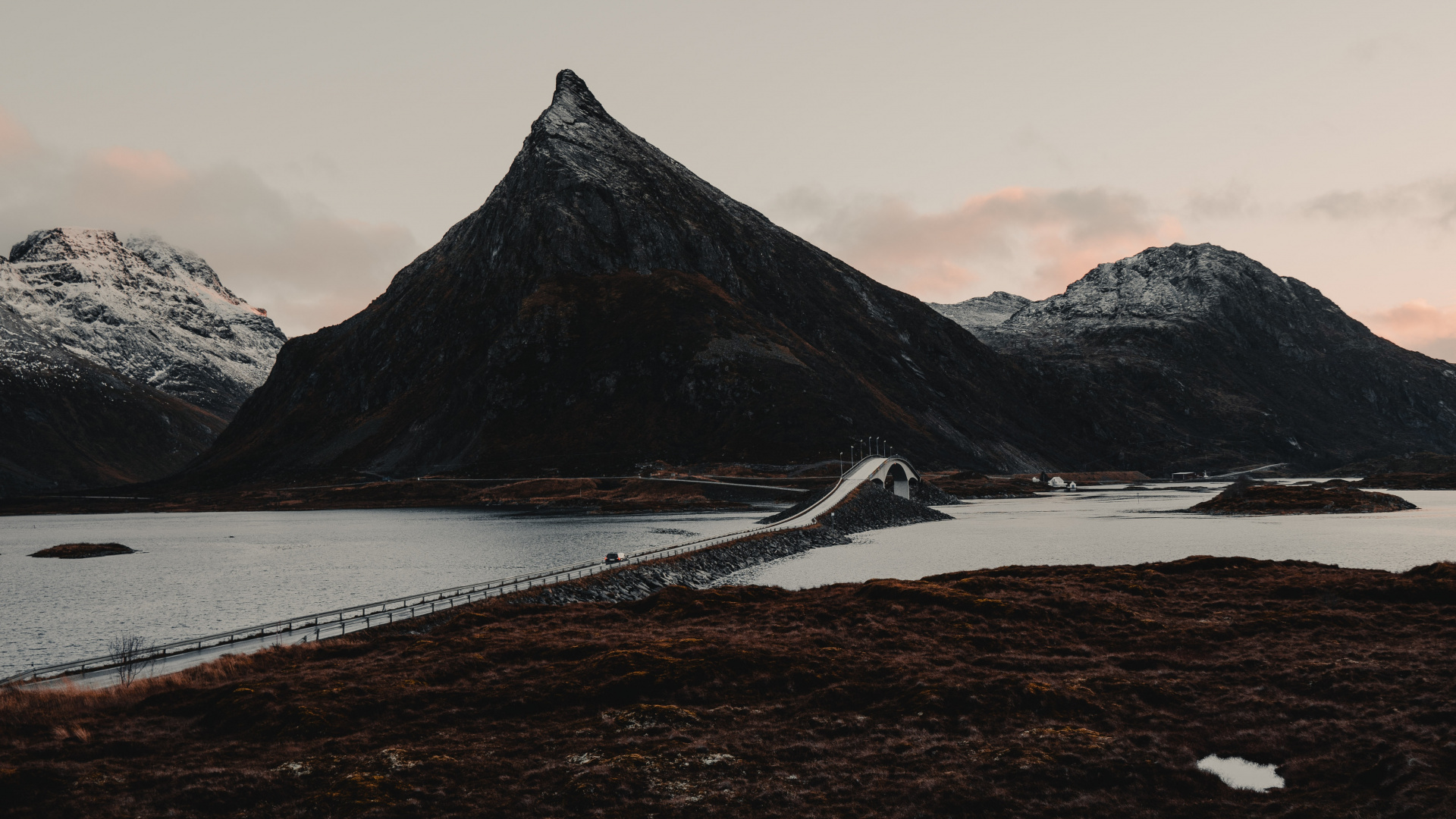 Himmel, Sonnenuntergang, Gletscher-landform, Fjord, Smartphone. Wallpaper in 1920x1080 Resolution