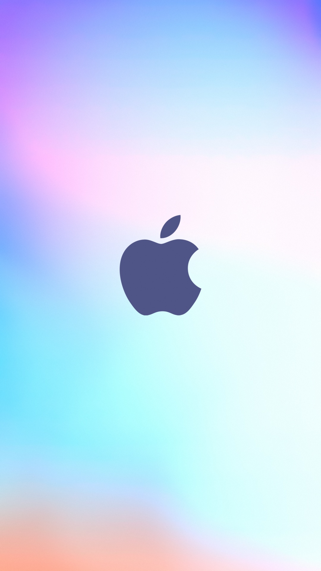 Manzana, Apple, Logotipo, Granny Smith, Azure. Wallpaper in 1080x1920 Resolution