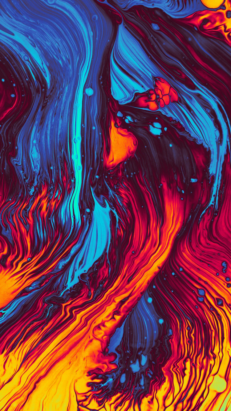 Abstrakte Kunst, Kunst, Acrylfarbe, Visual Arts, Farbigkeit. Wallpaper in 750x1334 Resolution