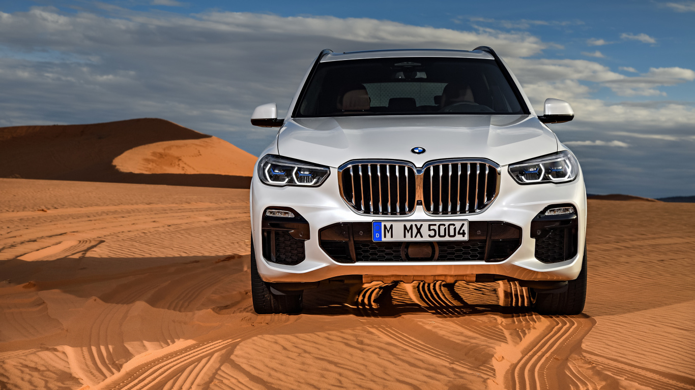 Bmw m 3 Blanco en el Desierto. Wallpaper in 1366x768 Resolution