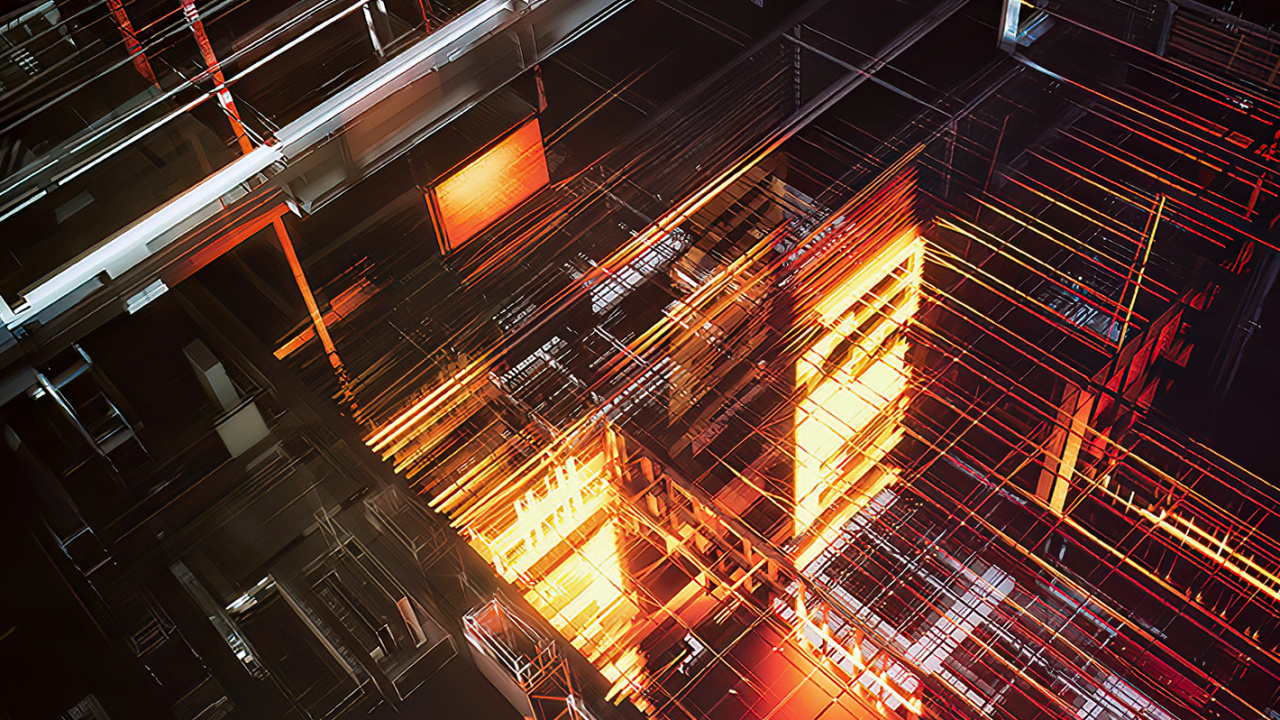 反射, 矩形, 气体, 城市, 热 壁纸 1280x720 允许