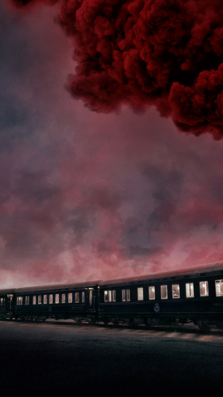 Meurtre Sur L'Orient Express, Hercule Poirot, Train, L'éclairage Automobile, Pollution. Wallpaper in 750x1334 Resolution