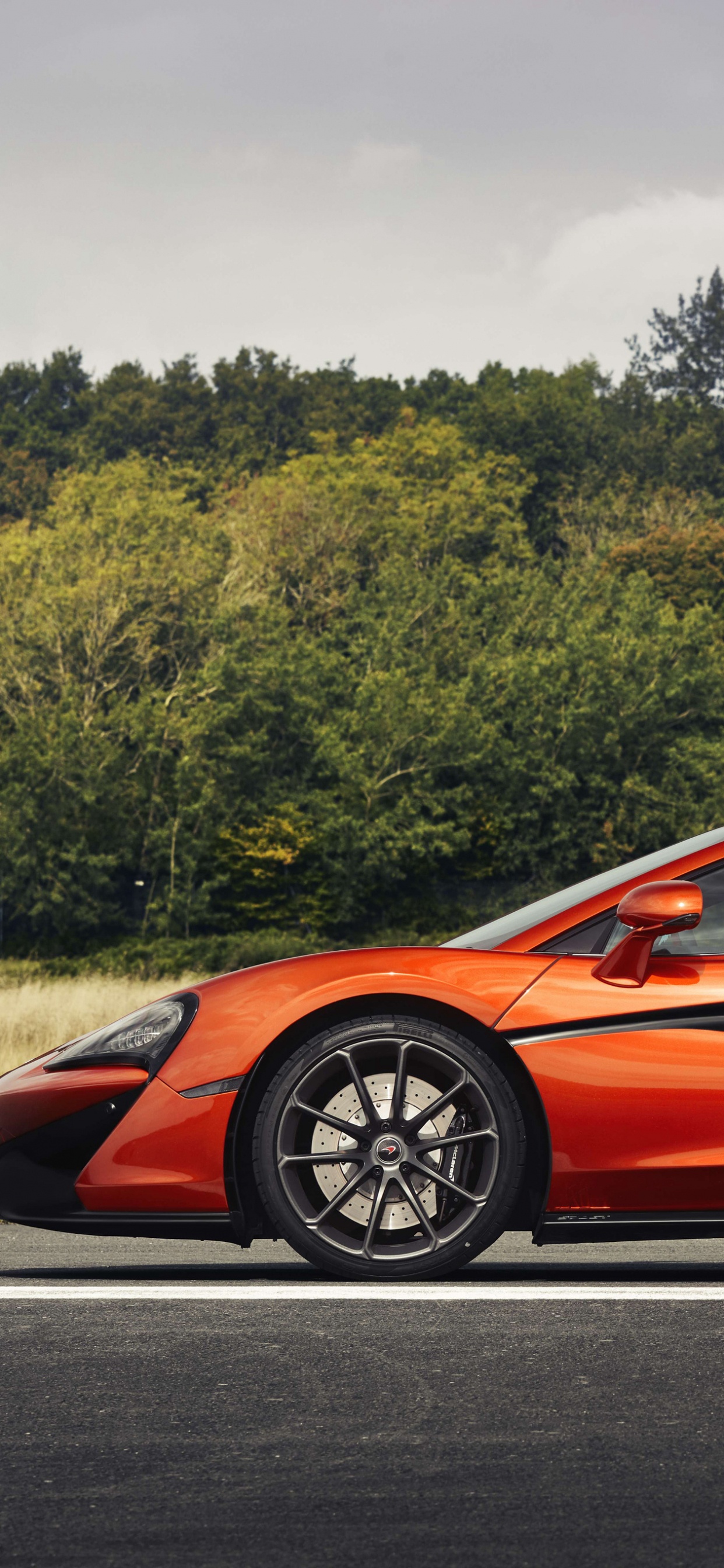 Red Ferrari 458 Italia on Road During Daytime. Wallpaper in 1242x2688 Resolution