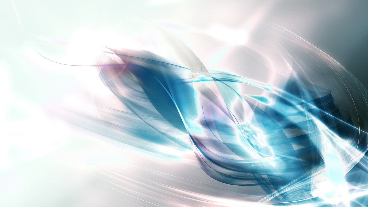 Blue and White Light Digital Wallpaper. Wallpaper in 1280x720 Resolution