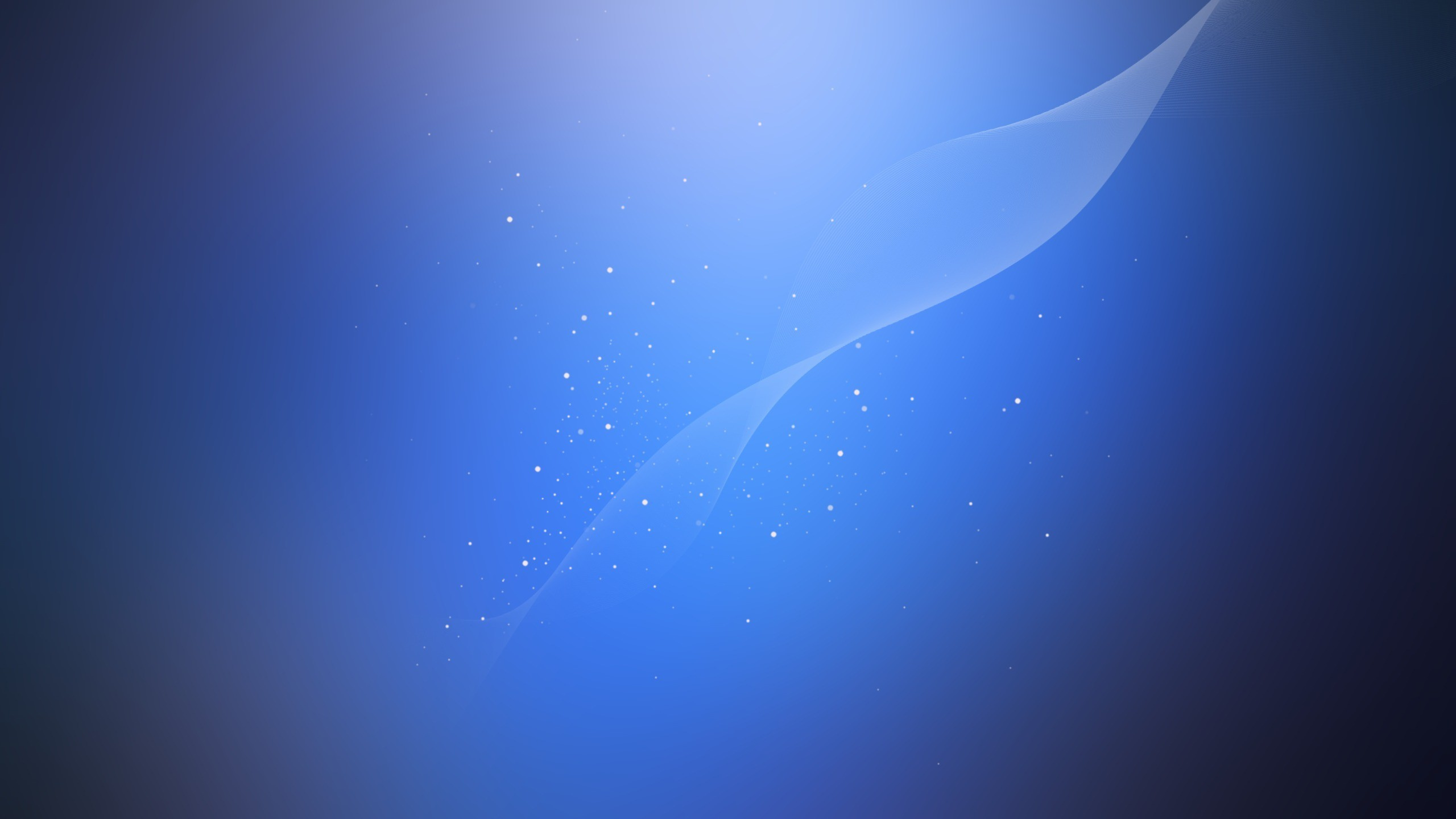 Blauer Himmel Mit Sternen Während Der Nacht. Wallpaper in 2560x1440 Resolution