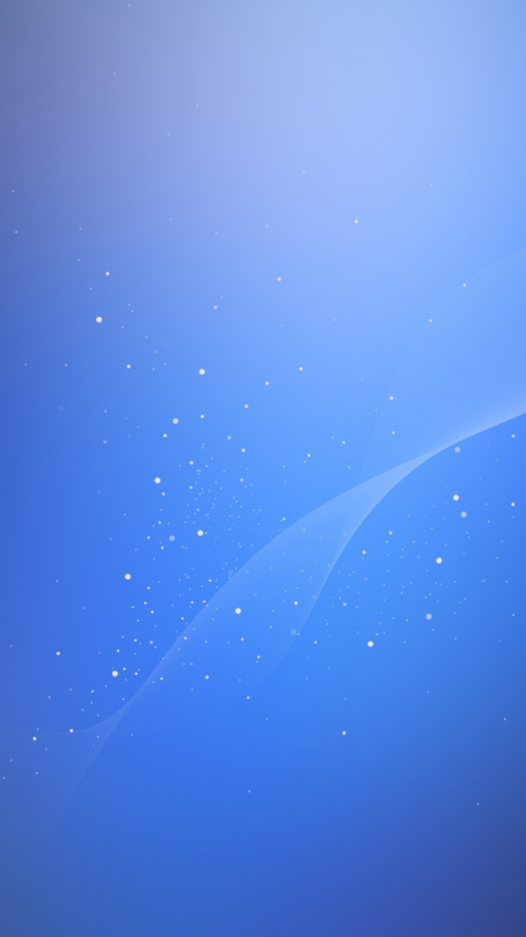 Blauer Himmel Mit Sternen Während Der Nacht. Wallpaper in 750x1334 Resolution