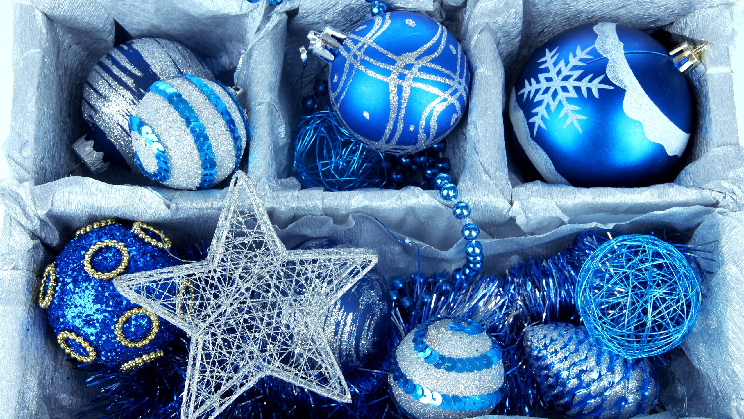 Christmas Day, Holiday, Christmas Ornament, Blue, Christmas Decoration. Wallpaper in 2560x1440 Resolution