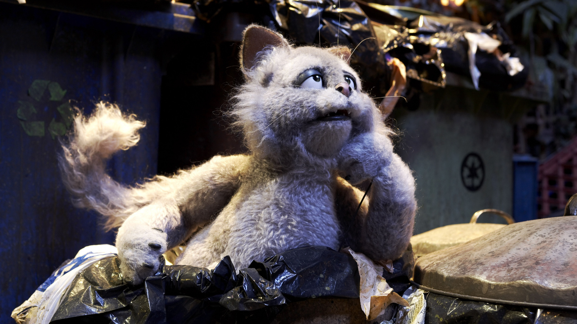 Muñeco de Peluche León Marrón y Blanco. Wallpaper in 1920x1080 Resolution