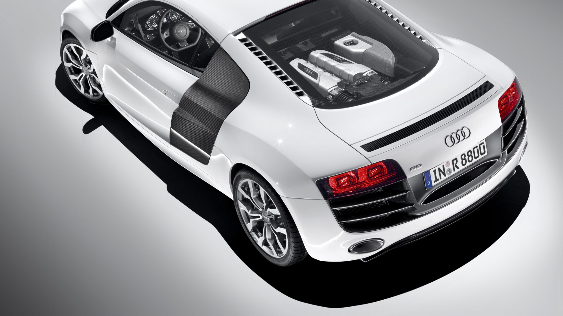 Porsche 911 Blanco Sobre Fondo Blanco.. Wallpaper in 1920x1080 Resolution