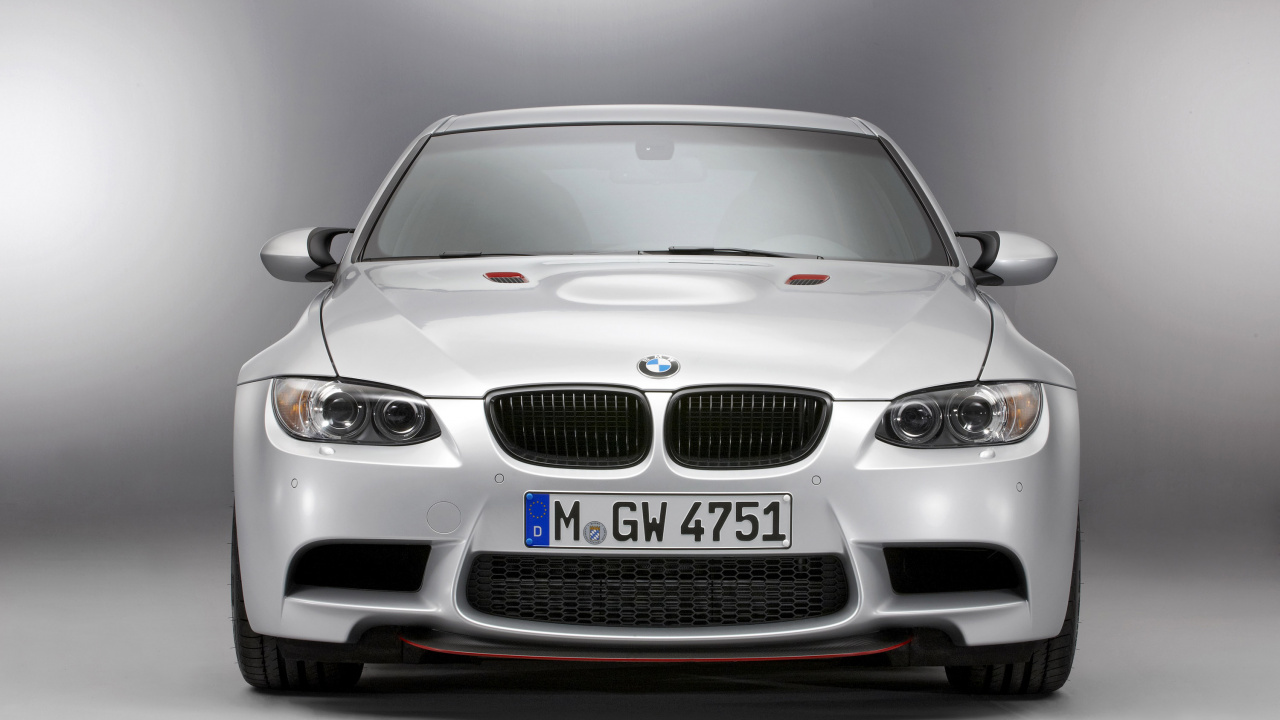 Silver Bmw m 3 Coupe. Wallpaper in 1280x720 Resolution