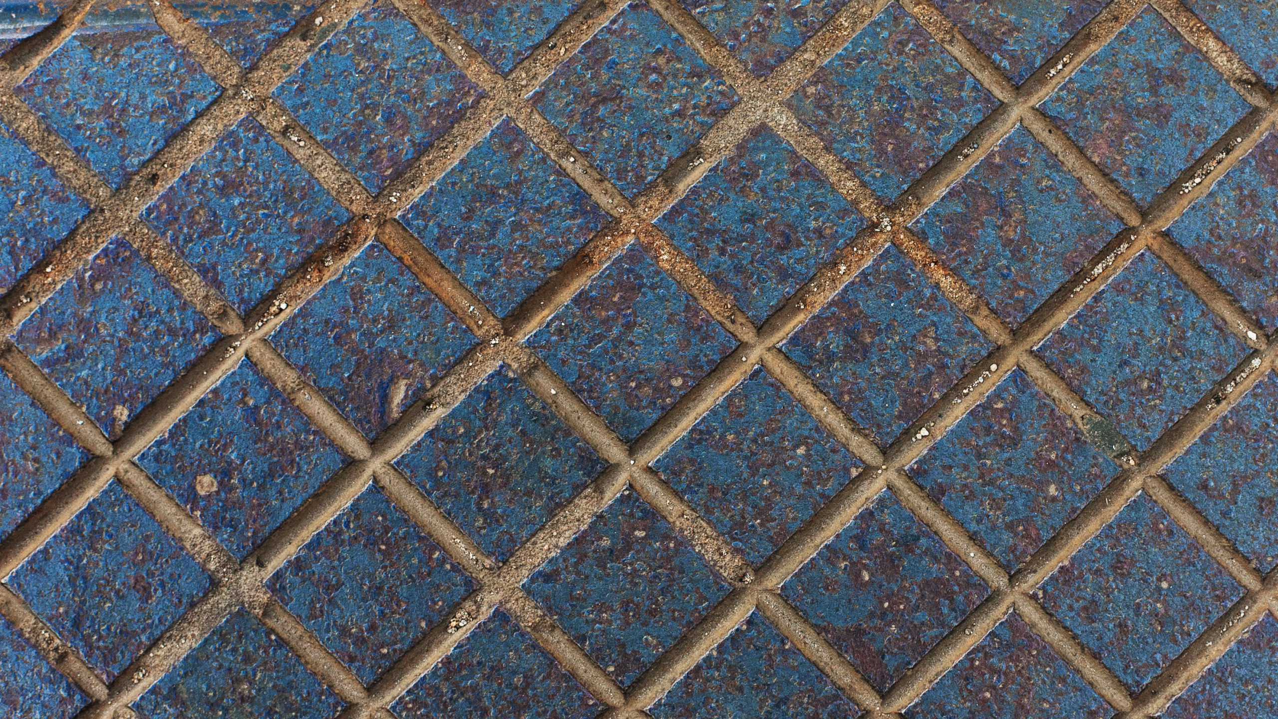 Piso de Concreto Azul y Marrón. Wallpaper in 2560x1440 Resolution