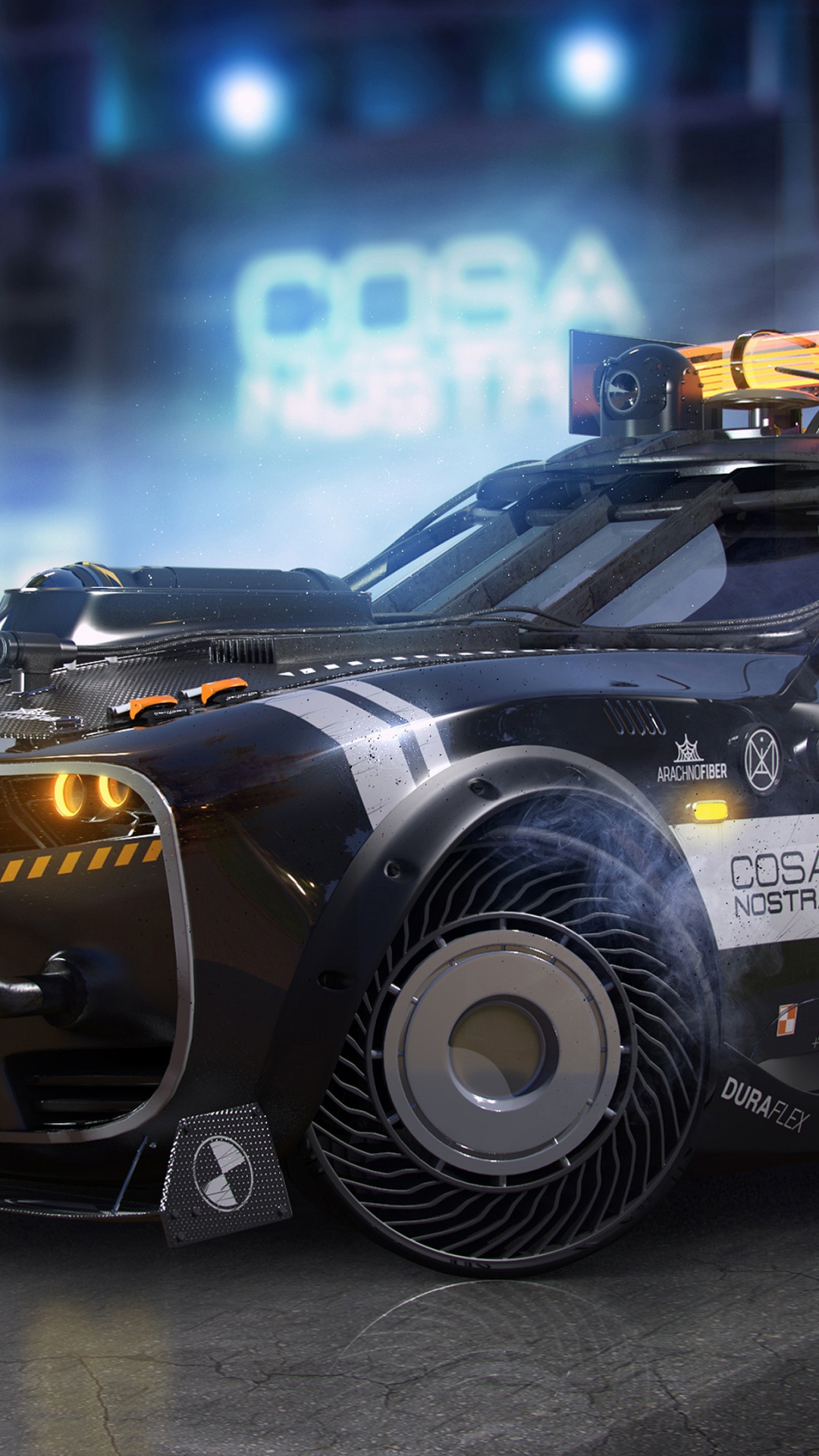 Cyberpunk, Cyberpunk 2077, Supercar, De L'Art de Voiture, Voiture de Collection. Wallpaper in 1080x1920 Resolution