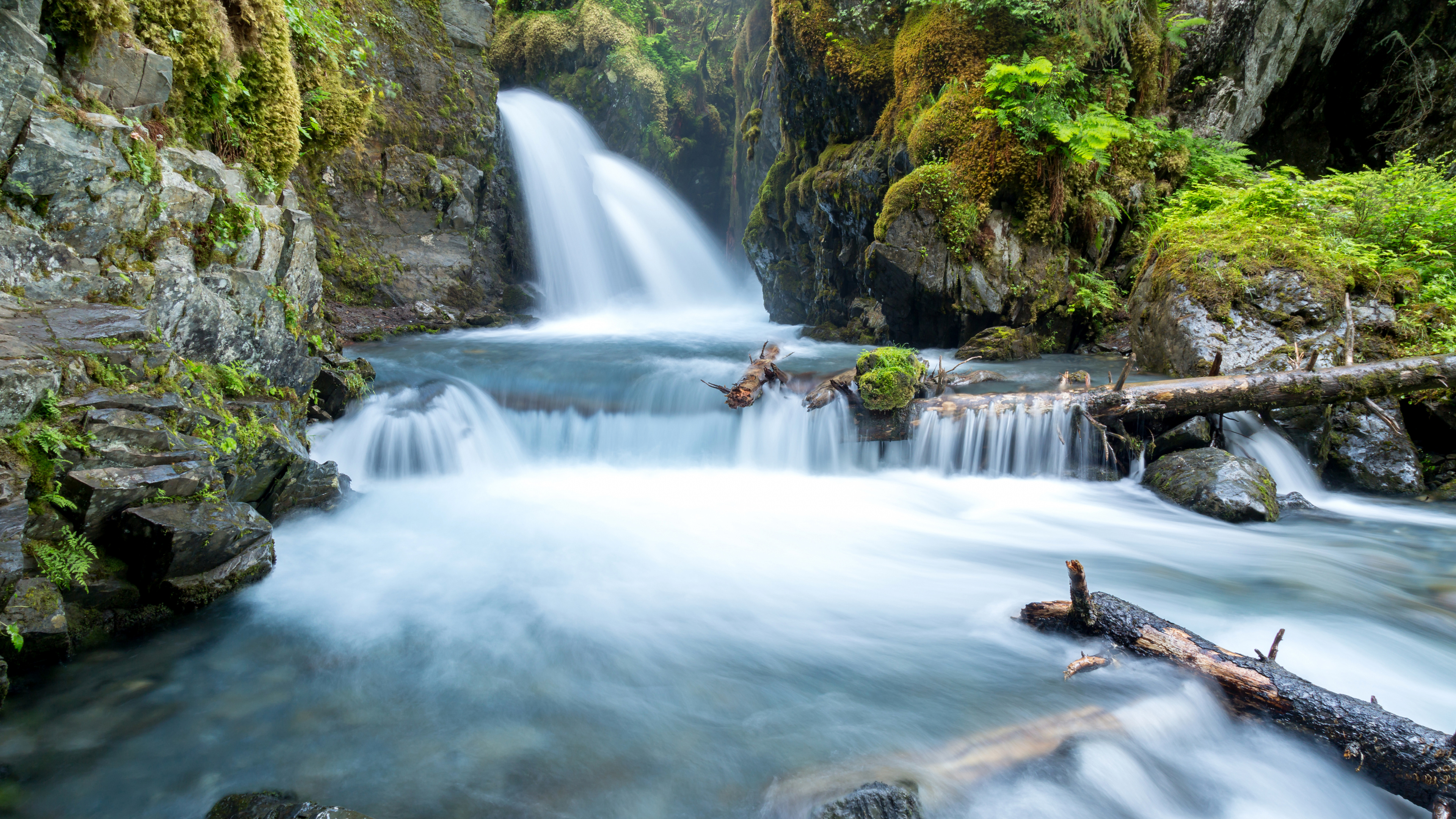 Time Lapse Photography of Waterfalls. Wallpaper in 3840x2160 Resolution