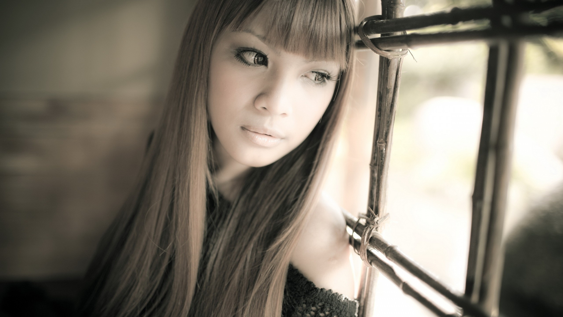 Beauté, Coiffure, Les Cheveux Longs, Dame, Oeil. Wallpaper in 1920x1080 Resolution