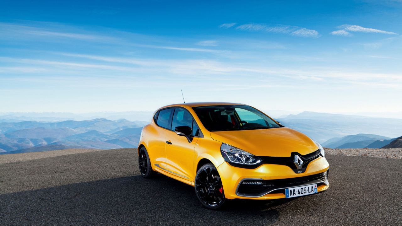 Yellow Sedan on Brown Sand Under Blue Sky During Daytime. Wallpaper in 1280x720 Resolution