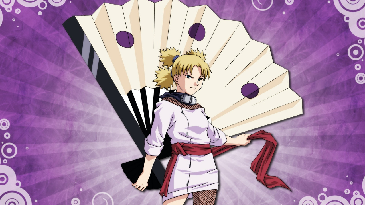 Fille en Uniforme Scolaire Blanc et Noir Tenant Une Illustration de Parapluie. Wallpaper in 1280x720 Resolution